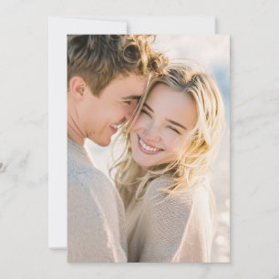 Joyful Beige Photo Invitation