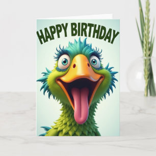 Joyful Bird Birthday Card