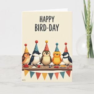 Joyful Bird Party Card