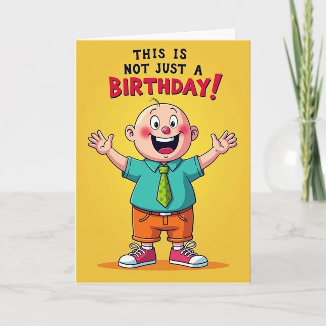 Joyful Birthday Art Card (Front)