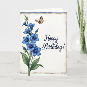 Joyful Birthday Bluebell Card