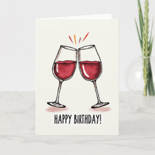 Joyful Birthday Cheers Card