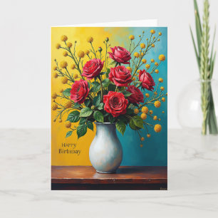 Joyful Birthday Florets Card