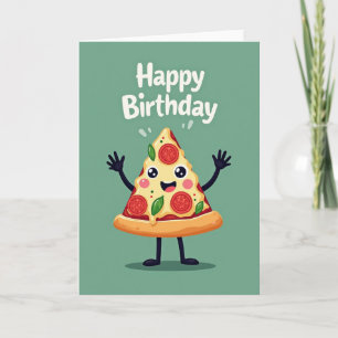 Joyful Birthday Food Character Card