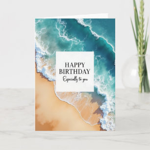 Joyful Birthday Ocean Card