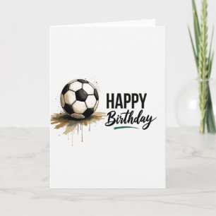 Joyful Birthday Paint Splatter Card