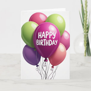 Joyful Birthday Sphere Card