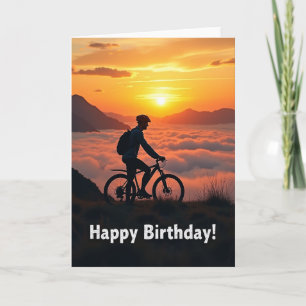 Joyful Birthday Sunset Card