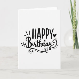 Joyful Birthday Type Card