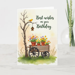 Joyful Birthday Watercolor Card