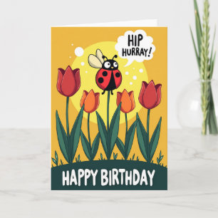 Joyful Bug Garden Card