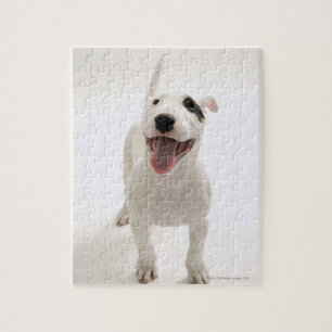 Joyful Bull terrier Jigsaw Puzzle