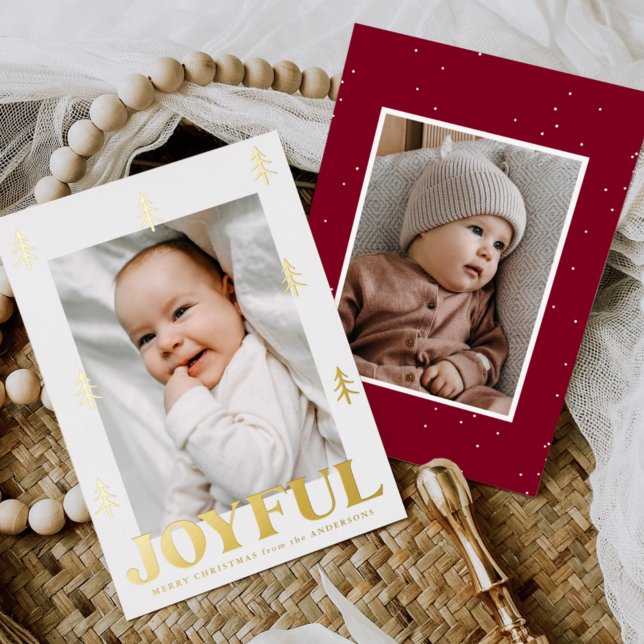 Joyful Burgundy Gold Trees 2 Photo (Creator Uploaded)