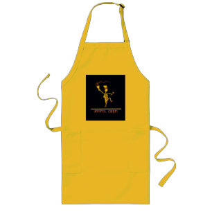 Joyful Chef Hot Yellow Long Apron