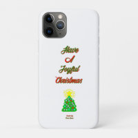 Joyful Christmas Apple iPhone 11 Pro Case