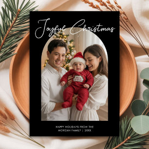 Joyful Christmas Cozy Family Card
