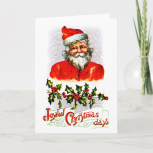 Joyful Christmas Days Holiday Card