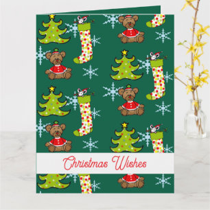 joyful Christmas decorations Card