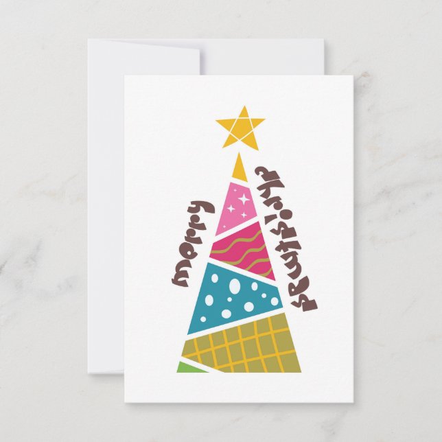 Joyful Christmas greetings. Card (Front)