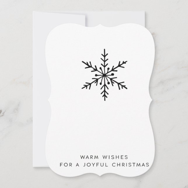 Joyful Christmas Holiday Card (Front)