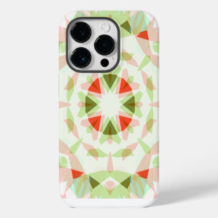 Joyful Christmas Jolly Red Happy Green Star Girl’s iPhone 14 Pro Case