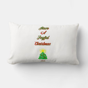 Joyful Christmas Lumbar Pillow