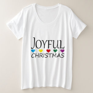 JOYFUL CHRISTMAS PLUS SIZE T-Shirt