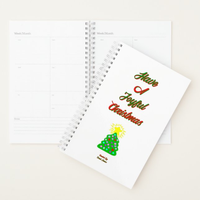 Joyful Christmas Small Planner (Display)