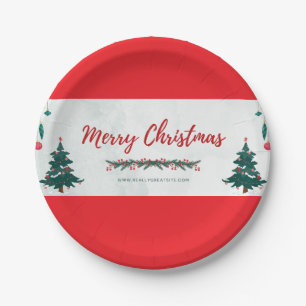 joyful Christmas spirit! Paper Plate