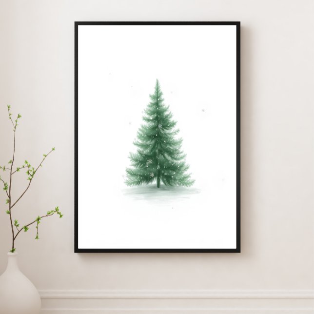 Joyful Christmas Tree Wall Art Poster (Creator Uploaded)