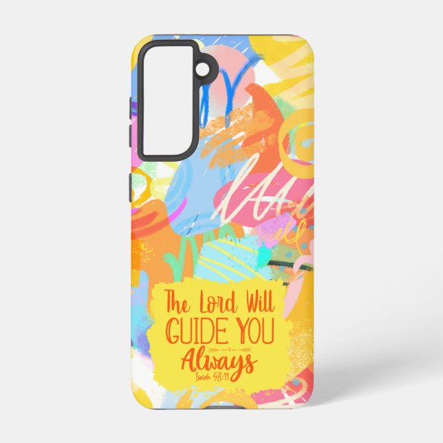 Joyful Colours Christian Cellphone Case - Editable (Back)