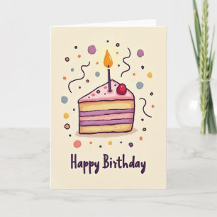 Joyful Confetti Art Card