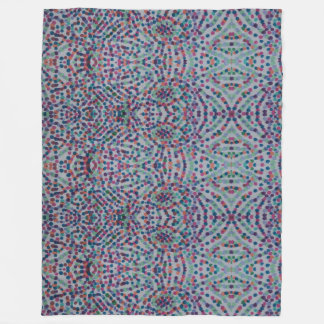 Joyful Confetti Mosaic II Fleece Blanket