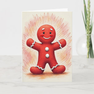 Joyful Crimson Treat Card