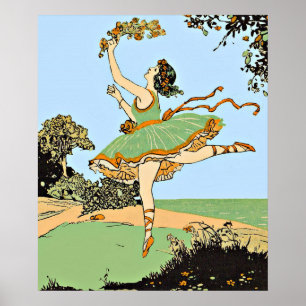 joyful dancer print