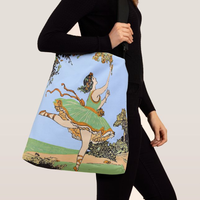 joyful dancer print crossbody bag (Close Up)