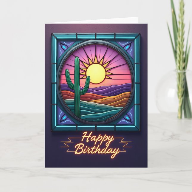 Joyful Desert Art Card (Front)