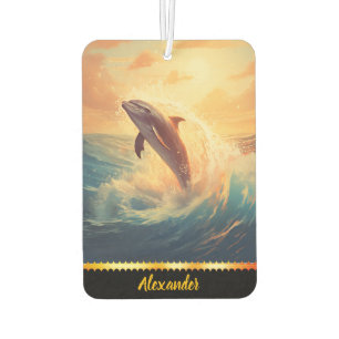Joyful dolphin car freshener for any car