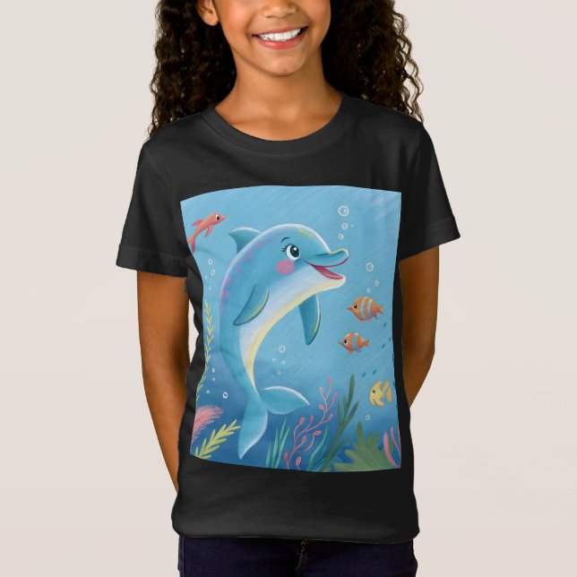 Joyful Dolphin Moments T-Shirt (Front)