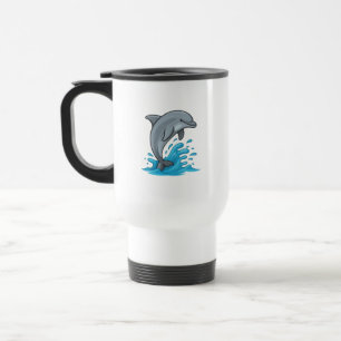 Joyful Dolphin Splash - Mug