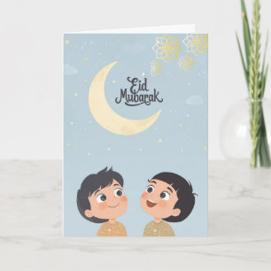 Joyful Eid al-Fitr Design Card
