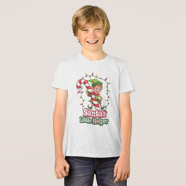 Joyful Elf Tri-Blend Shirt (Front Full)