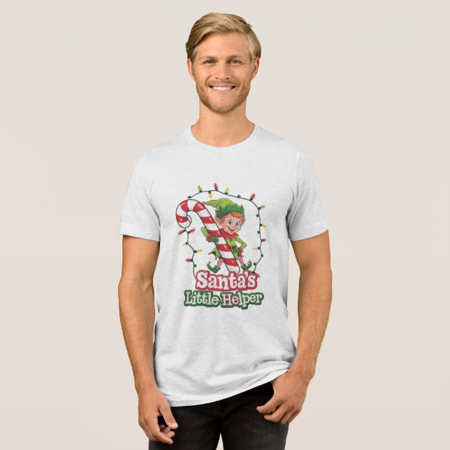 Joyful Elf Tri-Blend Shirt (Front Full)