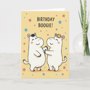 Joyful Embracing Figures Card