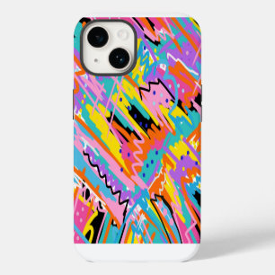 Joyful Expression Abstract Print iPhone 14 Case