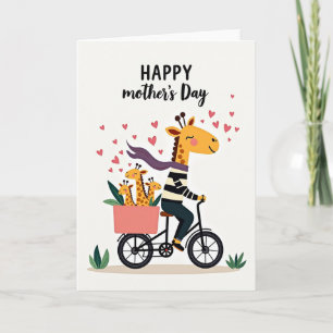 Joyful Family Ride Mothers Card
