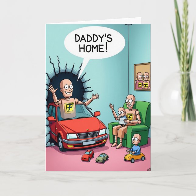 Joyful Fathers Day Auto Card (Front)
