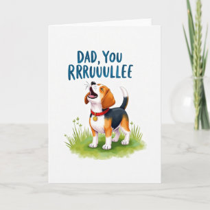Joyful Fathers Day Puppy Card