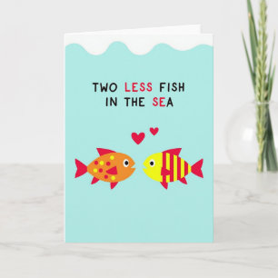 Joyful Fish Romance Card