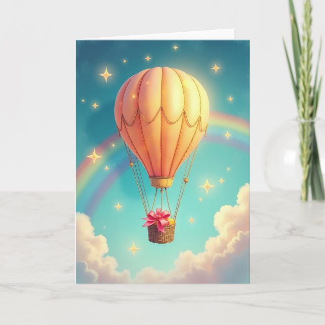 Joyful Flight Birthday Card (Front)
